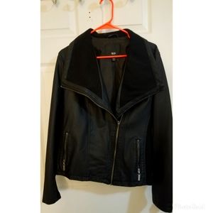 Faux leather jacket